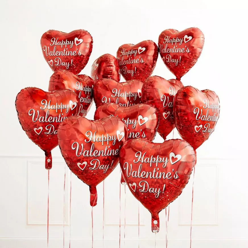 Valentine's Day Foil Balloons